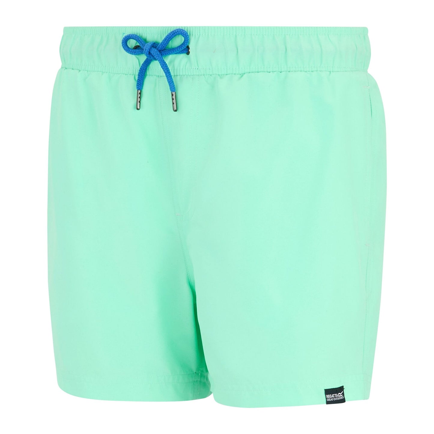 Ice Green-Sonic Blue - Side - Regatta Mens Mawson II Swim Shorts