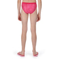 Pink Fushion - Back - Regatta Girls Hosanna Animal Print Bikini Bottoms