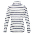 Light Vanilla-Navy - Lifestyle - Regatta Womens-Ladies Hensley Stripe Fleece