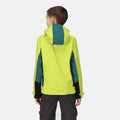 Bright Kiwi-Pacific Green - Side - Regatta Childrens-Kids Acidity V Soft Shell Jacket