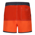 Rusty Orange-Blaze Orange - Back - Regatta Childrens-Kids Sergio Swim Shorts