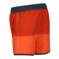 Rusty Orange-Blaze Orange - Lifestyle - Regatta Childrens-Kids Sergio Swim Shorts