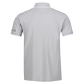 Silver Grey-White - Back - Regatta Mens Tadeo Polo Shirt