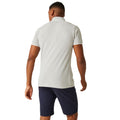 Silver Grey-White - Pack Shot - Regatta Mens Tadeo Polo Shirt