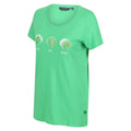 Vibrant Green - Pack Shot - Regatta Womens-Ladies Filandra VI Seashells T-Shirt