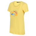 Maize Yellow - Pack Shot - Regatta Womens-Ladies Filandra VI Sunset T-Shirt
