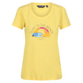 Maize Yellow - Front - Regatta Womens-Ladies Filandra VI Sunset T-Shirt