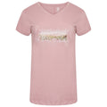 Powder Pink - Front - Dare 2B Womens-Ladies Moments Printed T-Shirt