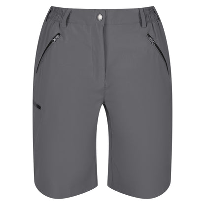 Seal Grey - Front - Regatta Womens-Ladies Xert Stretch Shorts