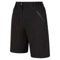 Black - Side - Regatta Womens-Ladies Xert Stretch Shorts