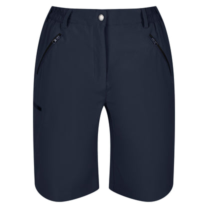 Navy - Front - Regatta Womens-Ladies Xert Stretch Shorts