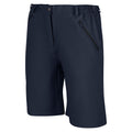 Navy - Side - Regatta Womens-Ladies Xert Stretch Shorts