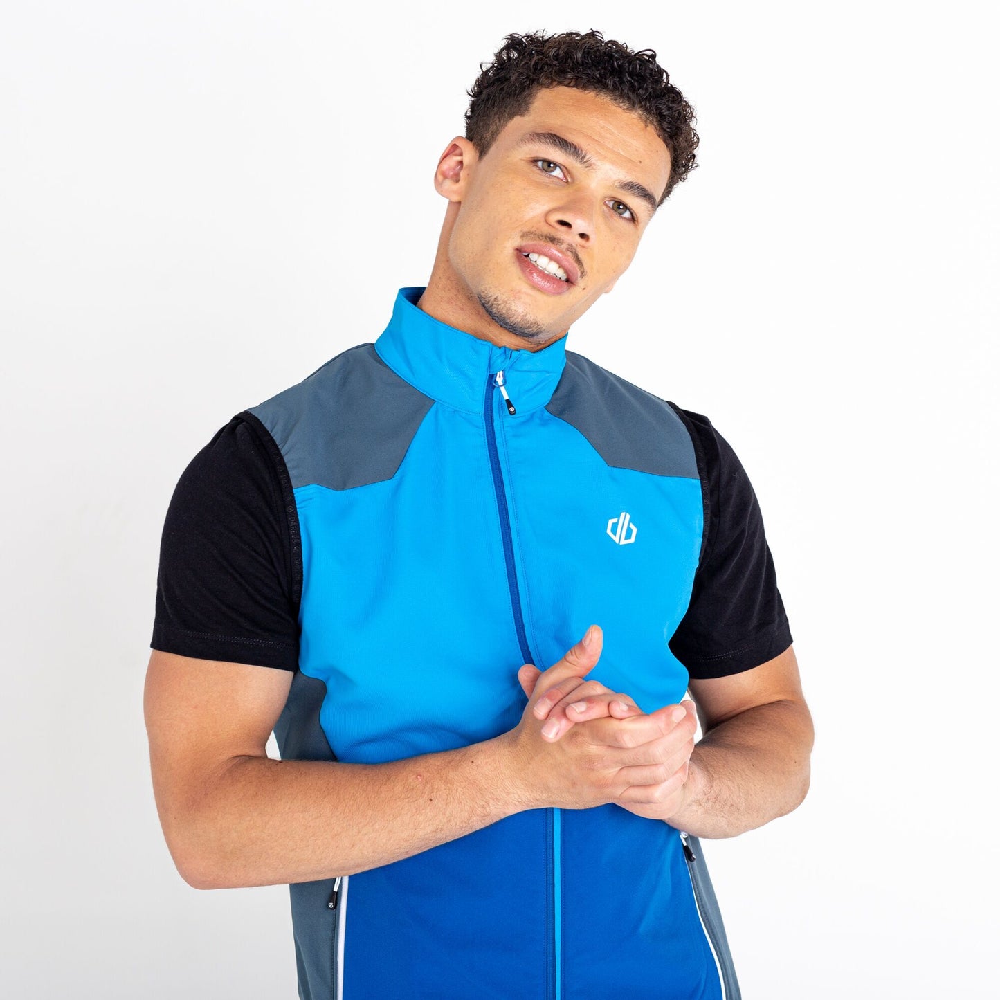 Teton Blue-Orion Grey - Pack Shot - Dare 2B Mens Aptile II Vest