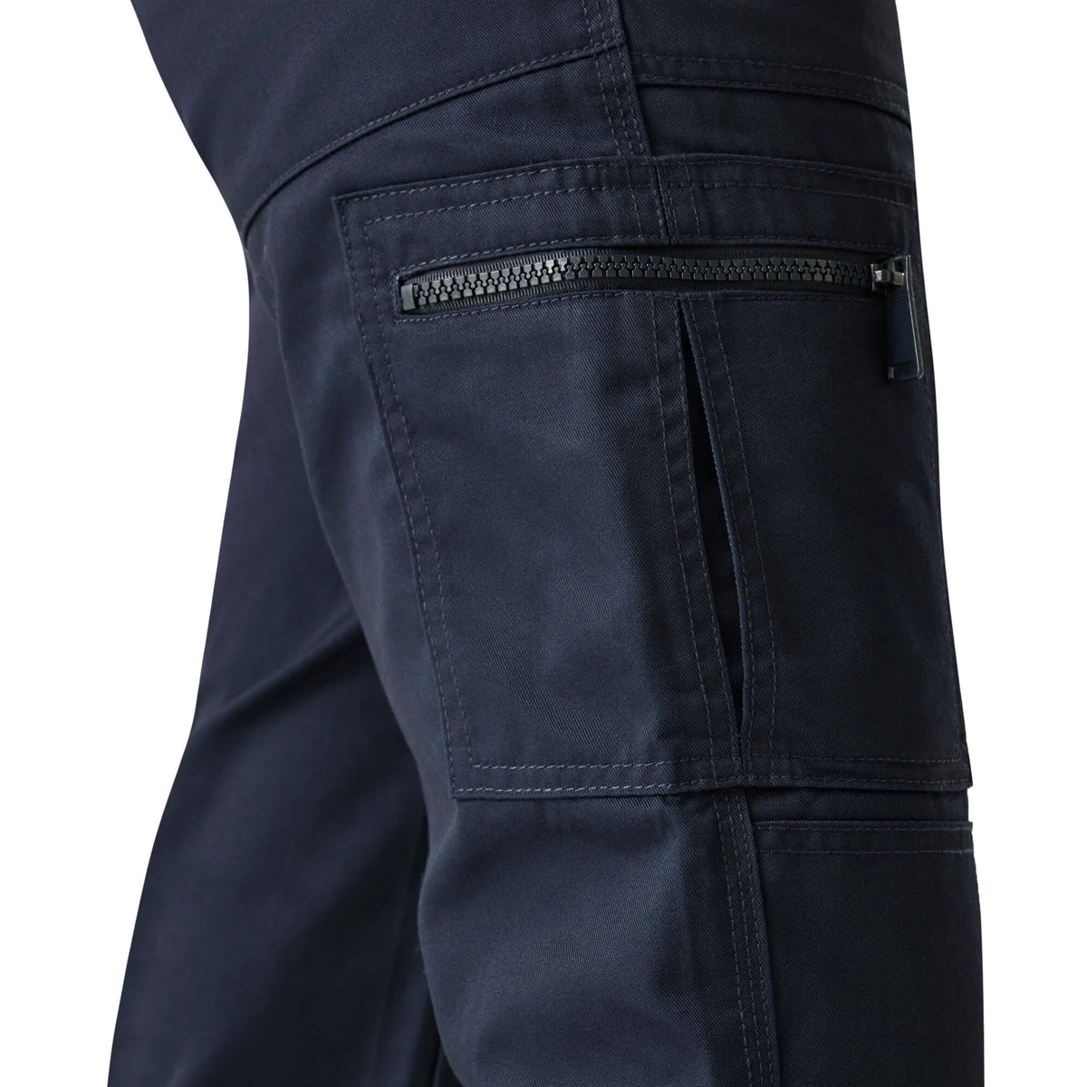 Navy - Side - Regatta Professional Womens-Ladies Cargo Trousers