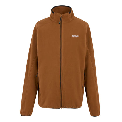 Nut Brown - Front - Regatta Mens Hadfield Full Zip Fleece Jacket