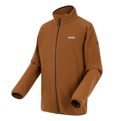 Nut Brown - Side - Regatta Mens Hadfield Full Zip Fleece Jacket