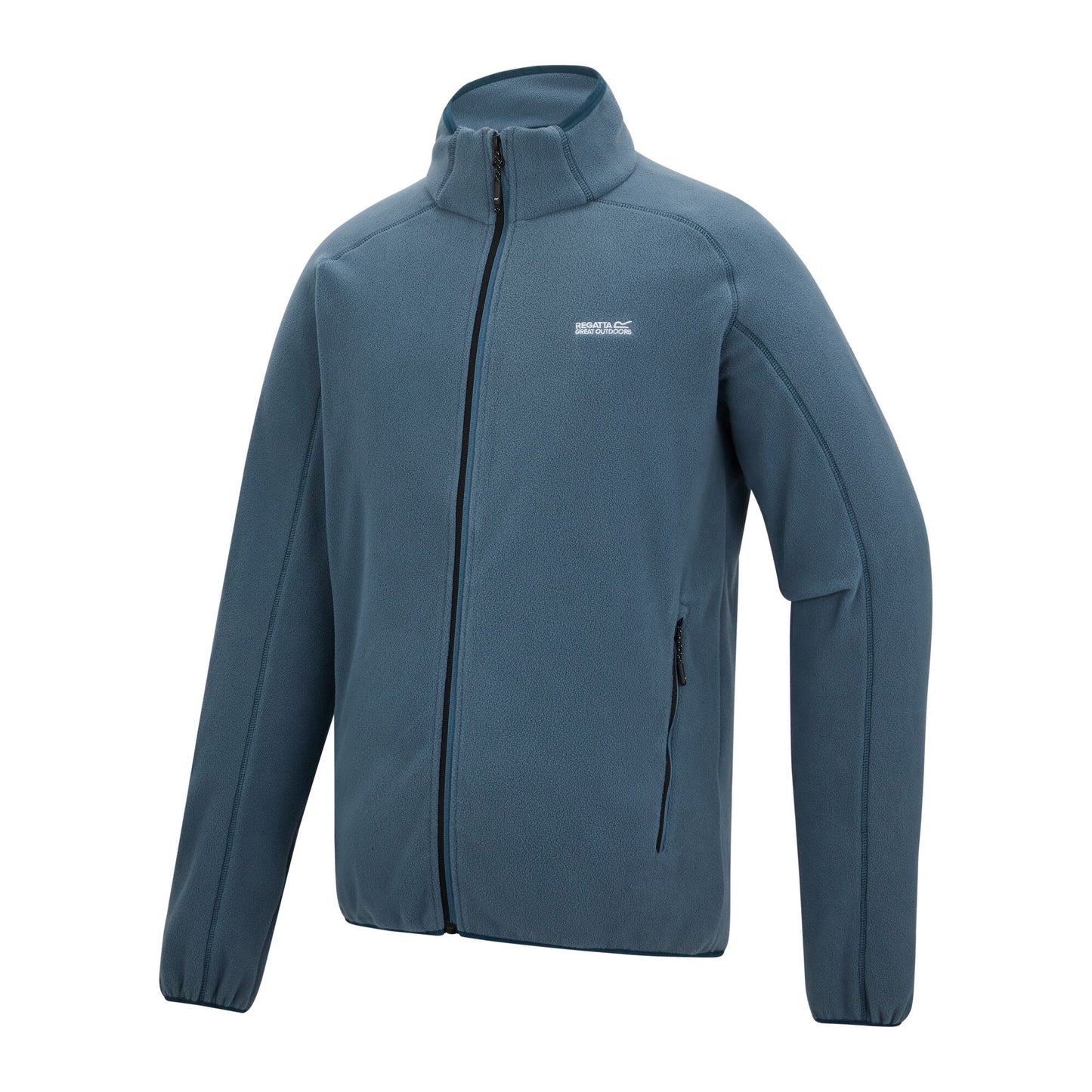 China Blue - Side - Regatta Mens Hadfield Full Zip Fleece Jacket