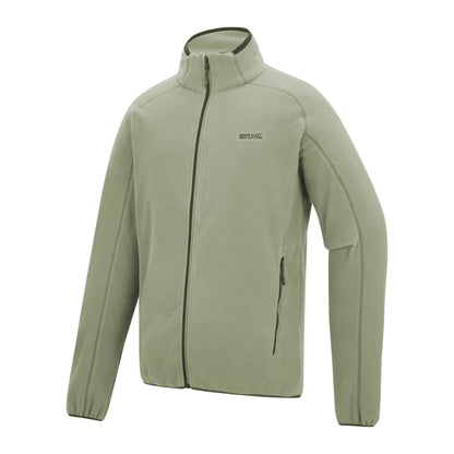 Light Sage - Side - Regatta Mens Hadfield Full Zip Fleece Jacket