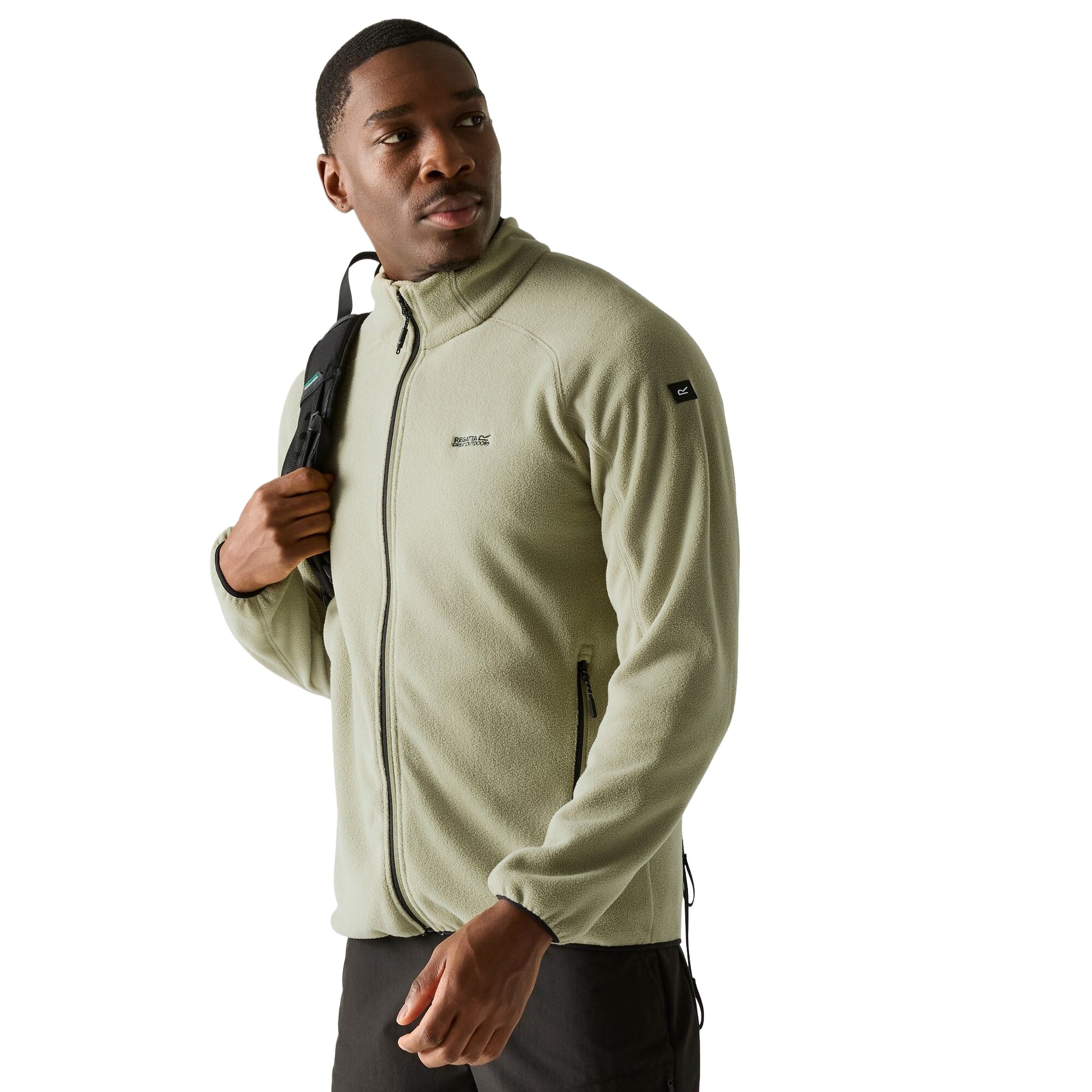 Light Sage - Lifestyle - Regatta Mens Hadfield Full Zip Fleece Jacket