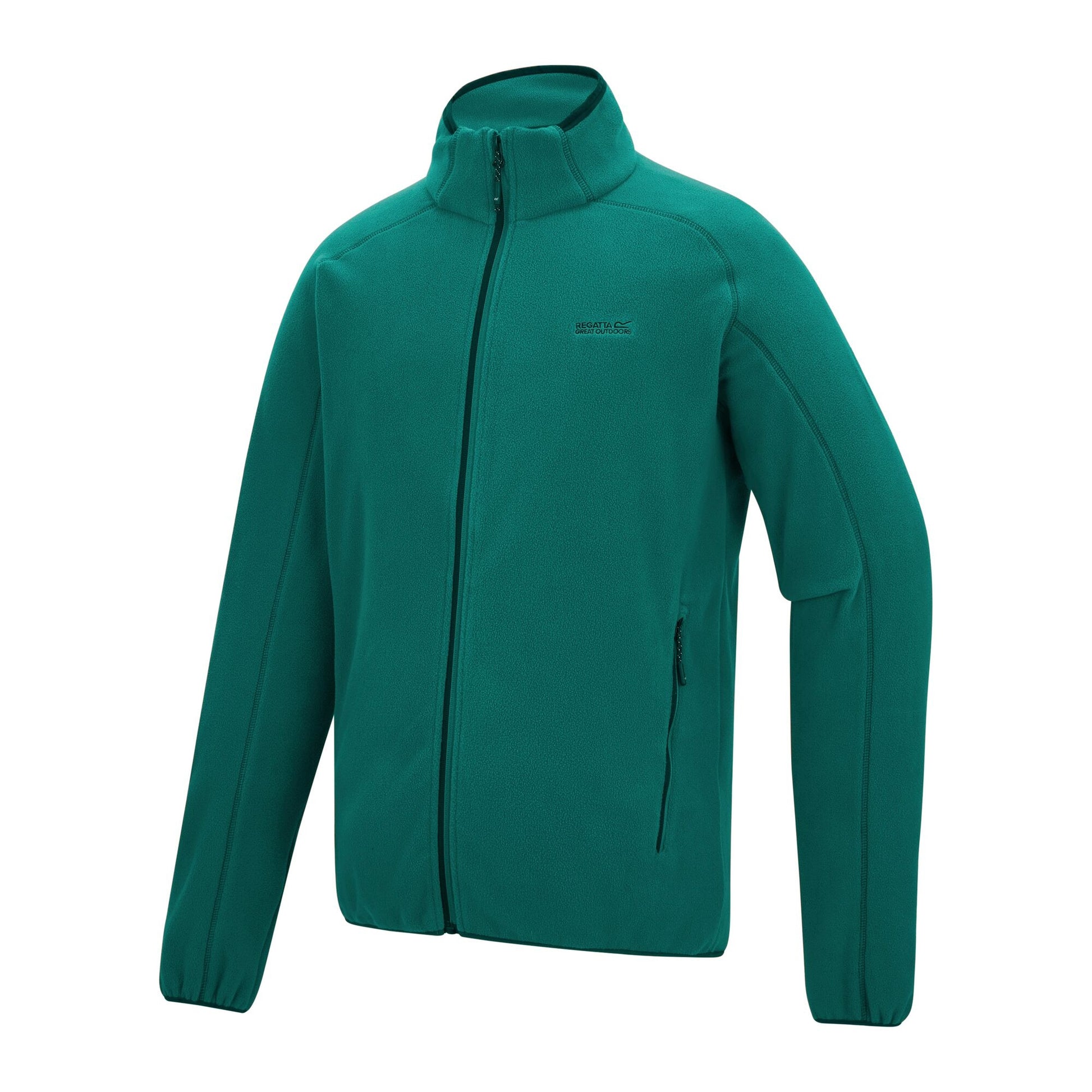 Mediterranean Green - Side - Regatta Mens Hadfield Full Zip Fleece Jacket
