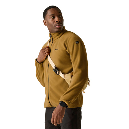 Wood Brown - Lifestyle - Regatta Mens Hadfield Full Zip Fleece Jacket