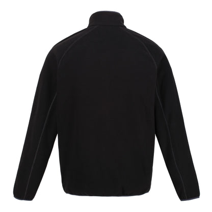 Black - Back - Regatta Mens Hadfield Full Zip Fleece Jacket