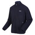 Navy - Side - Regatta Mens Hadfield Full Zip Fleece Jacket