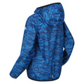 Imperial Blue - Pack Shot - Regatta Childrens-Kids Lever Camo Packaway Waterproof Jacket