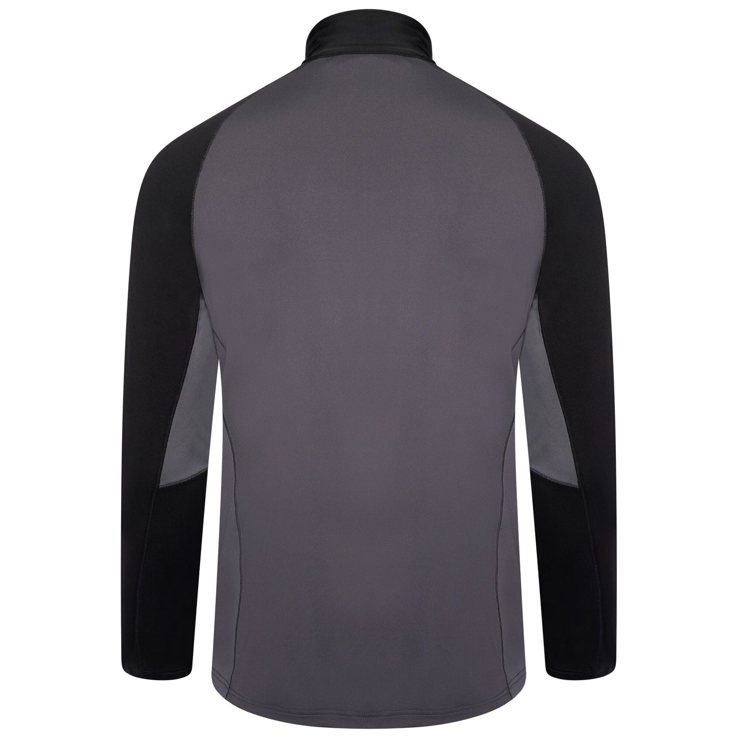 Ebony Grey - Lifestyle - Dare 2B Mens Fuser Core Stretch Half Zip Thermal Top
