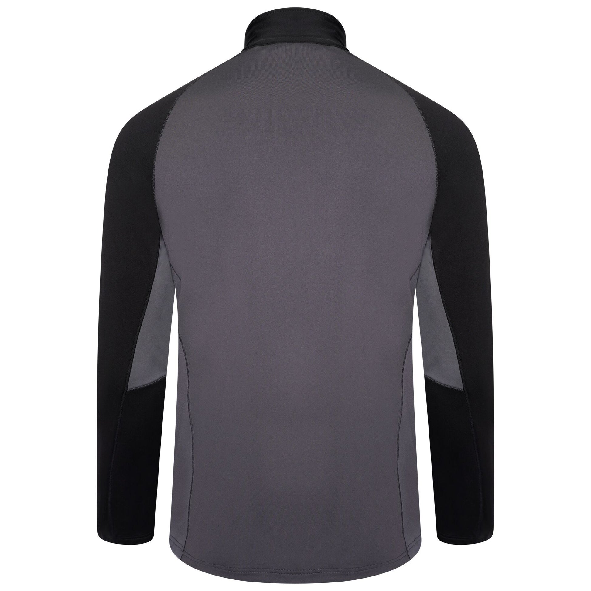 Ebony Grey - Lifestyle - Dare 2B Mens Fuser Core Stretch Half Zip Thermal Top