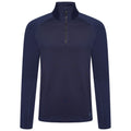 Nightfall Navy - Front - Dare 2B Mens Fuser Core Stretch Half Zip Thermal Top