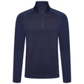 Nightfall Navy - Front - Dare 2B Mens Fuser Core Stretch Half Zip Thermal Top
