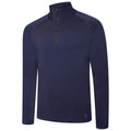 Nightfall Navy - Pack Shot - Dare 2B Mens Fuser Core Stretch Half Zip Thermal Top