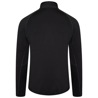 Black - Lifestyle - Dare 2B Mens Fuser Core Stretch Half Zip Thermal Top