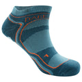 Orion Grey-Burnt Salmon - Front - Dare 2B Mens Hex Athleisure Ankle Socks