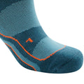Orion Grey-Burnt Salmon - Side - Dare 2B Mens Hex Athleisure Ankle Socks