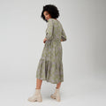 Green Fields - Lifestyle - Regatta Womens-Ladies Briella Abstract Long-Sleeved Casual Dress