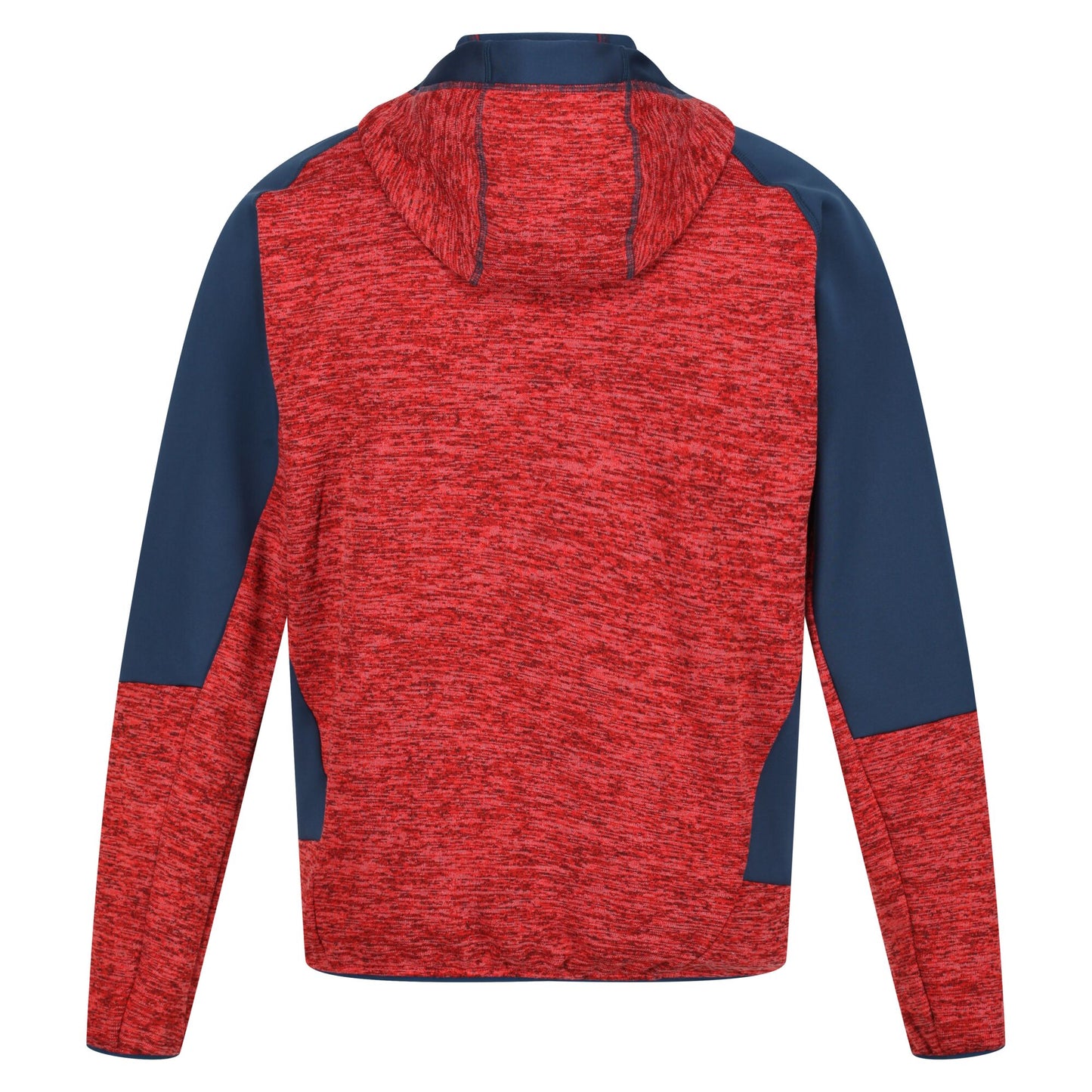 Fiery Red-Moonlight Denim - Back - Regatta Mens Cadford III Marl Full Zip Hoodie
