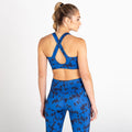 Space Blue - Lifestyle - Dare 2B Womens-Ladies Mantra Tie Dye Recycled Sports Bra