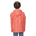 Fusion Coral - Side - Regatta Childrens-Kids Belladonna Waterproof Jacket