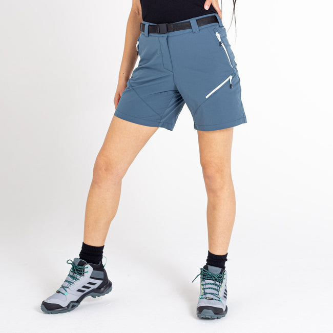 Orion Grey - Side - Dare 2B Womens-Ladies Melodic Pro Lightweight Shorts