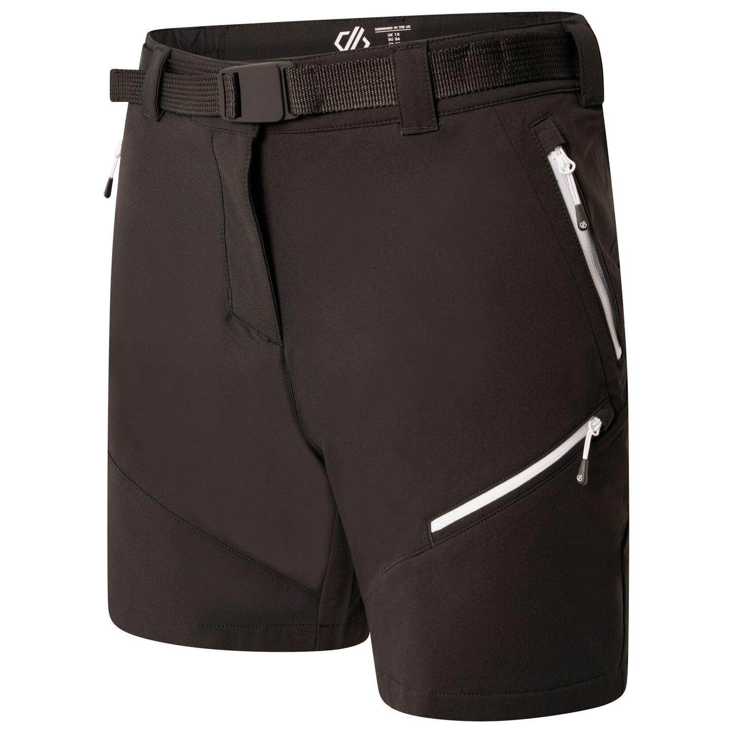 Black - Close up - Dare 2B Womens-Ladies Melodic Pro Lightweight Shorts