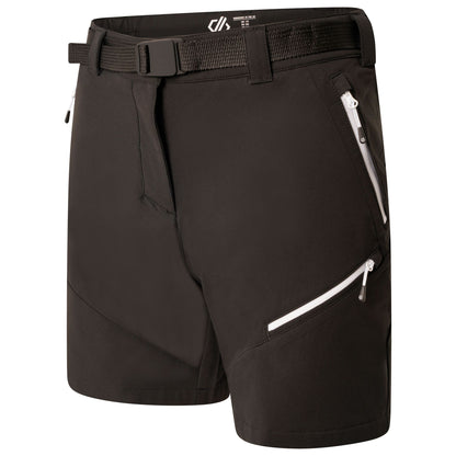 Black - Close up - Dare 2B Womens-Ladies Melodic Pro Lightweight Shorts