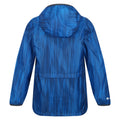 Imperial Blue - Pack Shot - Regatta Childrens-Kids Bagley Gradient Packaway Waterproof Jacket