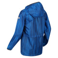 Imperial Blue - Close up - Regatta Childrens-Kids Bagley Gradient Packaway Waterproof Jacket