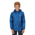Imperial Blue - Side - Regatta Childrens-Kids Bagley Gradient Packaway Waterproof Jacket