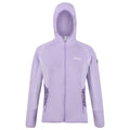 Pastel Lilac-Light Amethyst - Front - Regatta Womens-Ladies Walbury III Full Zip Fleece Jacket