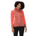 Fusion Coral-Neon Peach - Side - Regatta Womens-Ladies Walbury III Full Zip Fleece Jacket