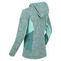 Ocean Wave-Turquoise - Close up - Regatta Womens-Ladies Walbury III Full Zip Fleece Jacket