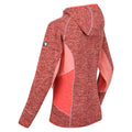 Fusion Coral-Neon Peach - Close up - Regatta Womens-Ladies Walbury III Full Zip Fleece Jacket
